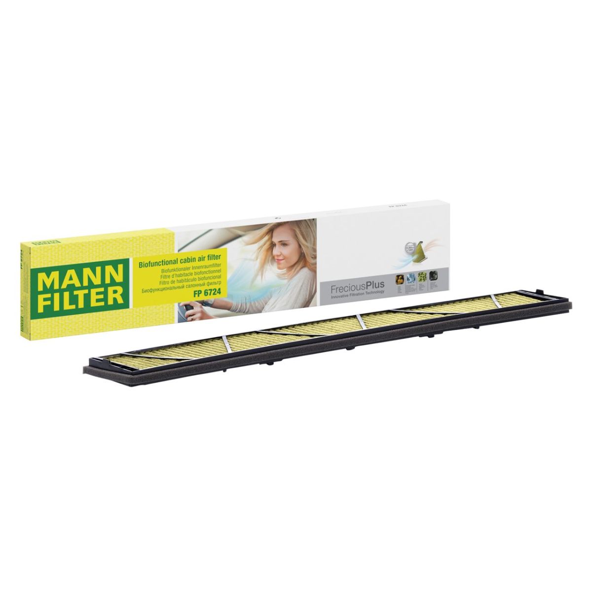 MANN-FILTER FP 6724 FreciousPlus Cabin Pollen Filter