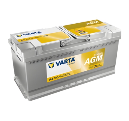 605-901-095 | VARTA xEV 605-901-095 Silver Dynamic AGM A4 (105Ah)