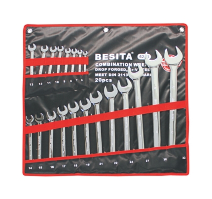 6213 | BESITA 6213 Metric Combination Wrench Set (20 Pcs)
