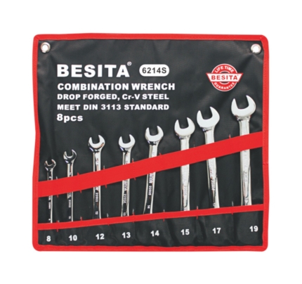 6214S | BESITA 6214S 8 件工業級棘輪兩用快扳組套