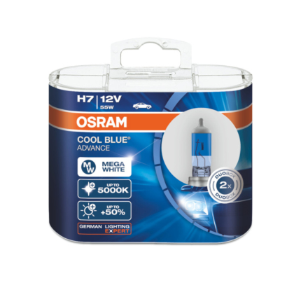 62210CBA | OSRAM 62210CBA Cool Blue Advance 鹵素燈泡 (H7)