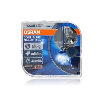 66240CBA | OSRAM 66240CBA XENARC Cool Blue Advance HID 氙氣燈泡 (D2S)