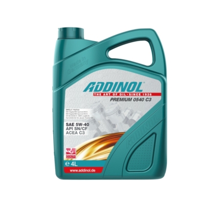 ADD-PM-5W40-C3-4L | ADDINOL Premium 0540 C3 5W-40 機油 4公升