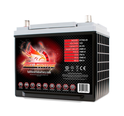 FT750-25 | Full Throttle FT750-25 AGM High Performance Battery (64Ah)