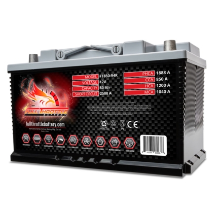 FT850-94R | Full Throttle FT850-94R AGM High Performance Battery (80Ah)
